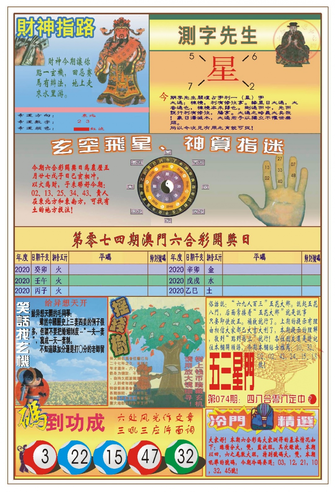 074期(新版)四柱预测B[图]