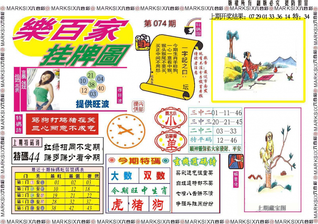 074期乐百家挂牌图[图]