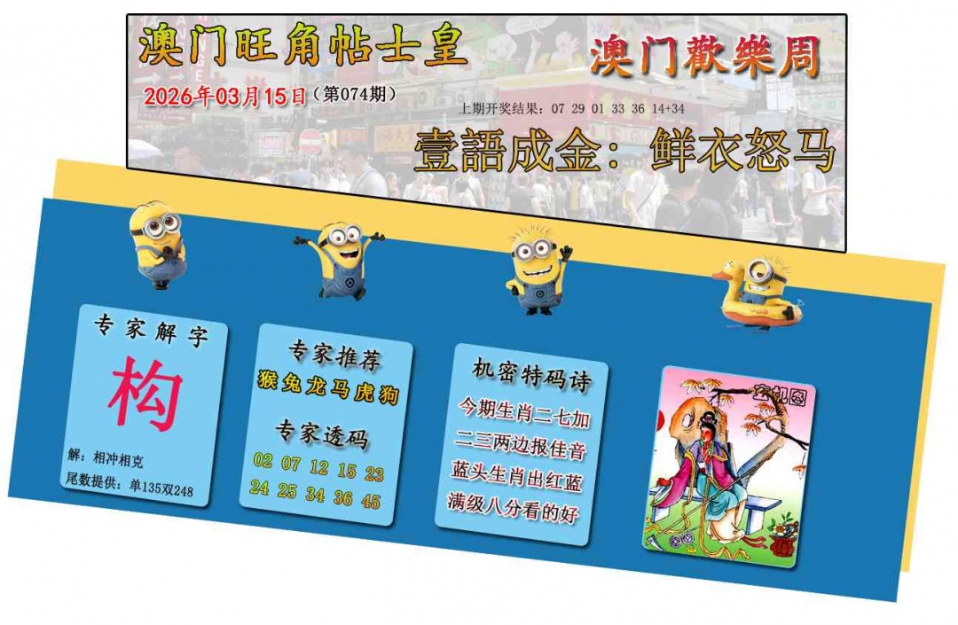 074期旺角贴士皇[图]