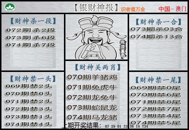 074期银财神[图]