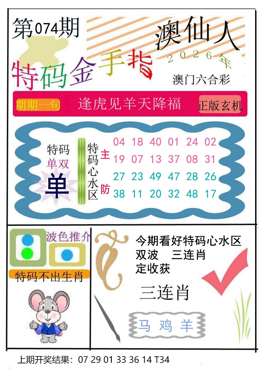 074期特码金手指[图]