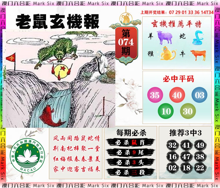 074期老鼠玄机报[图]