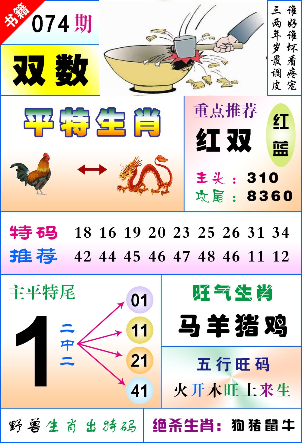 074期澳门风水平特[图]