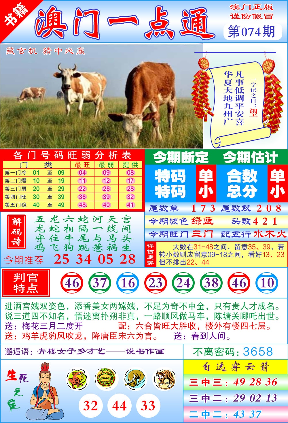 074期澳门一点通[图]