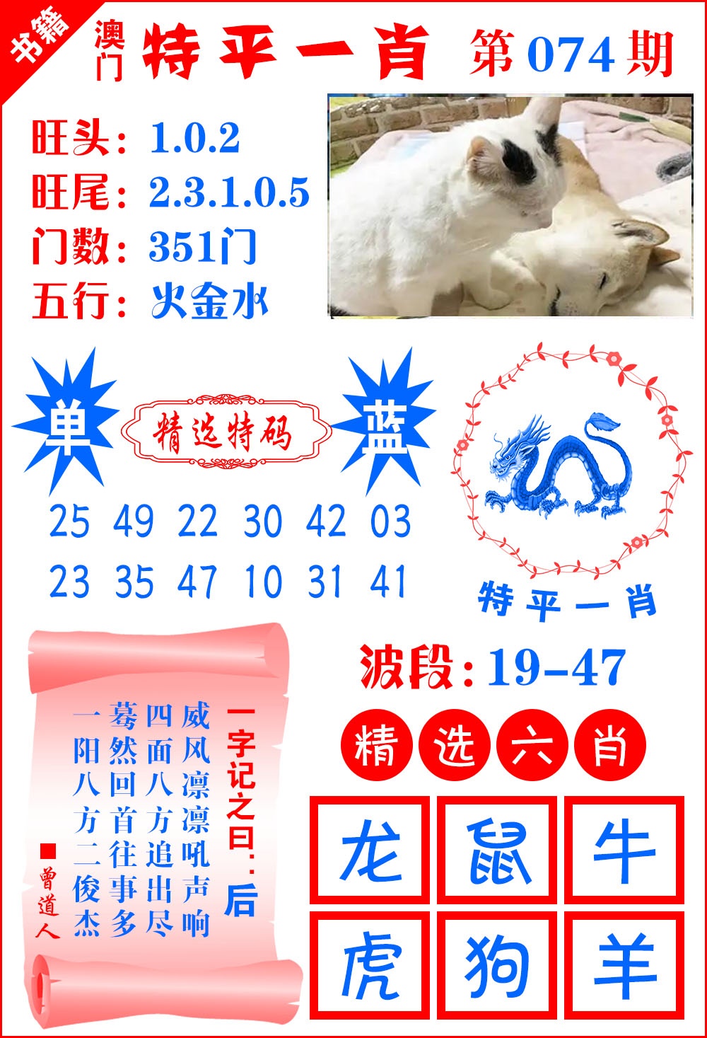 074期澳门喜气洋洋[图]