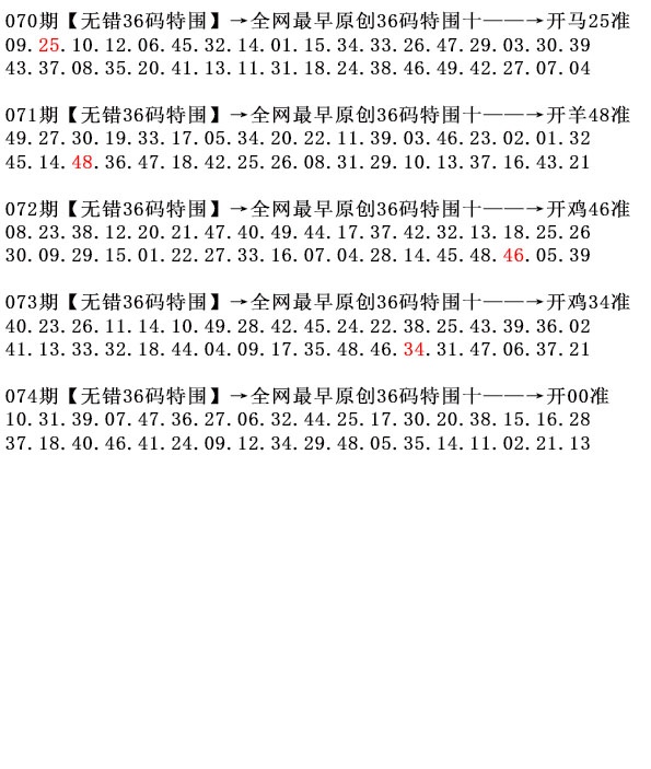 074期36码特围[图]