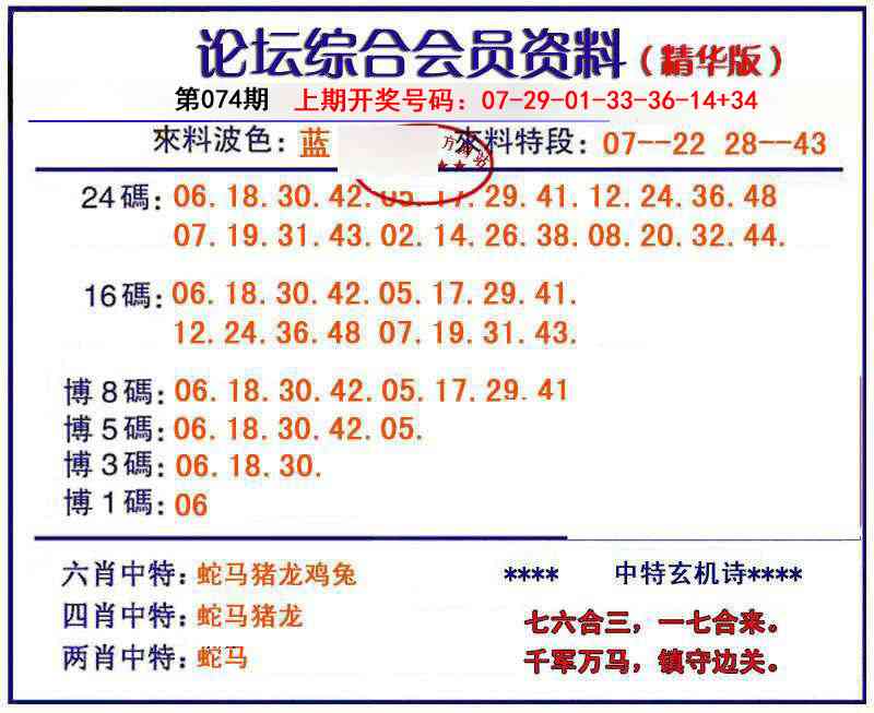 074期综合会员资料[图]