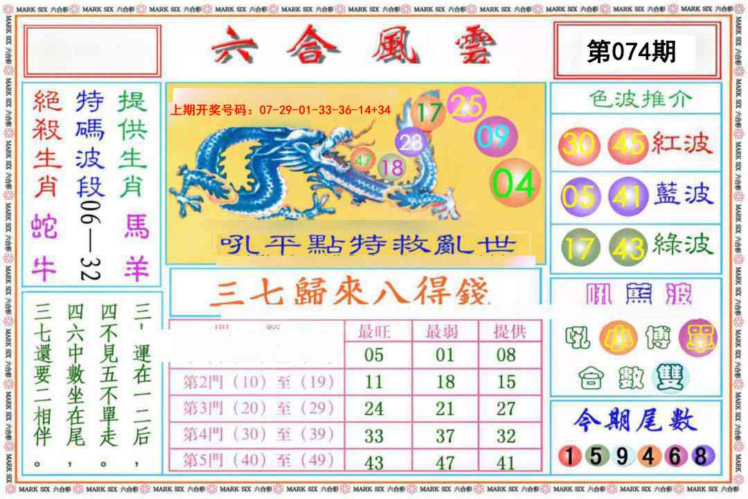 074期六合风云《另版》[图]