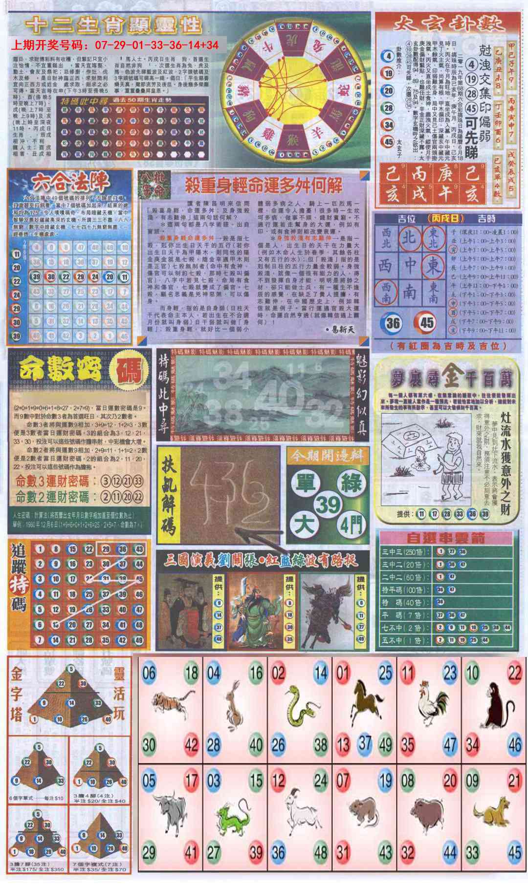 074期新报跑狗-2(背面)[图]