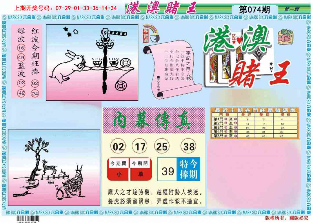 074期港澳赌王A[图]