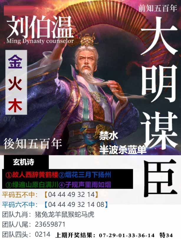 074期大明谋臣[图]